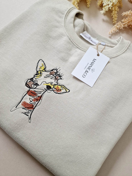 Stylised Giraffe Sweatshirt